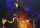 Картина «Поцелуй», художник Юлия Николаенко, 0 грн.