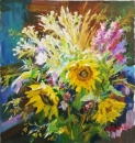 Картина «Солнце в цветах», художник Кутилов Ю.Г., 7500 грн.