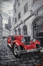 Картина «Красное авто», художник Танский Алексей Демь, 3000 грн.