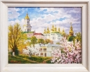 Картина «Весна в Лаврі», художник Кутилов Ю.К., 1600 грн.