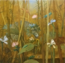 Картина «Крадущийся дракон. Триптих. ч2», художник МалС, 20000 грн.