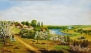 Картина «Яблони в цвету», художник Кливаденко Анатолий, 7000 грн.