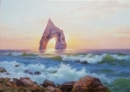 Картина «Рассвет на море», художник Доняев Александр, 7500 грн.
