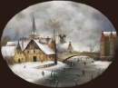 Картина «Зимний голландский сюжет», художник Литовка Дмитрий, 0 грн.