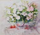Картина «Натюрморт з персиками», художник Петровский Виталий, 6500 грн.