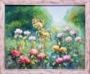 Картина «Троянди на бульварі», художник Польохіна Лариса, 3500 грн.