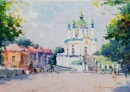 Картина «Андреевская церковь», художник Петровский Виталий, 0 грн.
