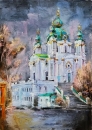 Картина «Андреевская церковь», художник Побережна Яна, 0 грн.