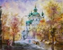 Картина «Андреевский спуск», художник Побережна Яна, 0 грн.