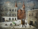 Картина «Напередодні Різдва», художник Литовка Дмитро, 7500 грн.