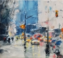 Картина «Нью Йорк. 5th avenue», художник Петровський Віталій, 2000 грн.