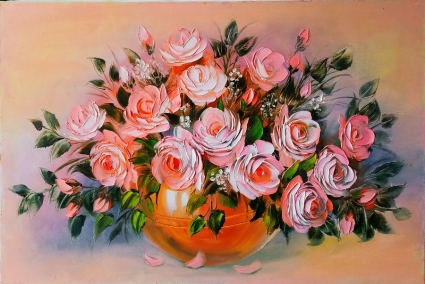 Картина Рожеві троянди