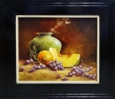 Картина «Натюрморт з апельсином», художник Савюк Віктор, 3500 грн.