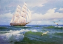 Картина «На хвилях», художник Доняєв Олександр, 0 грн.