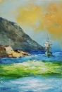 Картина «Морський пейзаж», художник Самчук Ольга, 3000 грн.