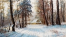 Картина «Зимовий ліс», художник Логвінчук В., 0 грн.