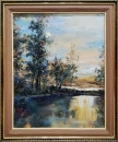 Картина «У повні. Ранок на річці», художник Безсмертна Оксана, 7000 грн.