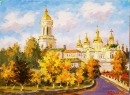 Картина «Лаврські дзвони», художник Кутилов Ю.К., 1800 грн.