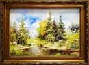 Картина «Лісовий пейзаж», художник Савюк Віктор, 5000 грн.