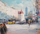 Картина «Площа Льва Толстого. Київ», художник Петровський Віталій, 16000 грн.
