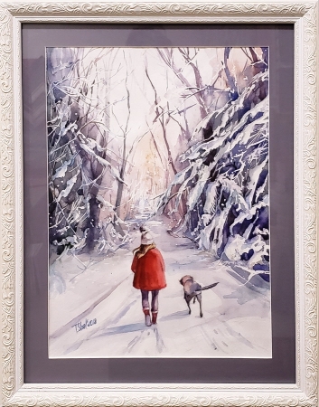 Картина Зимова прогулянка