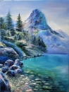 Картина «Озеро в горах», художник Соколенко Наталя, 6000 грн.