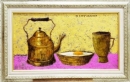Картина «Золотий натюрморт», художник Дмитро Литовка, 5500 грн.