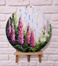 Картина «Квіти люпіна та ромашки», художник Марчук Ольга, 3200 грн.
